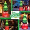 8 Feet Inflatable Rotating Xmas Tree with Built-in LED Lights and Water Bags
